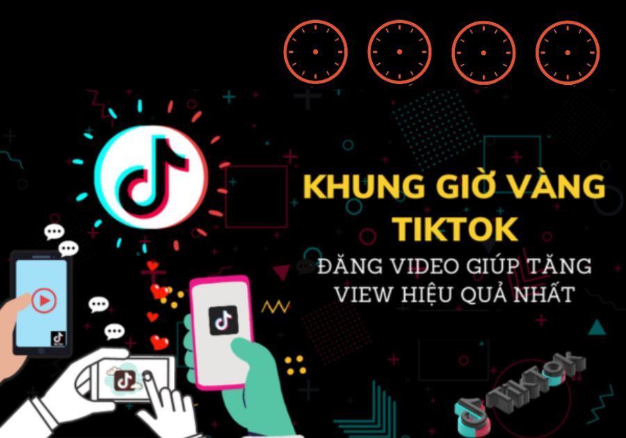 Các khung giờ đăng TikTok lên xu hướng