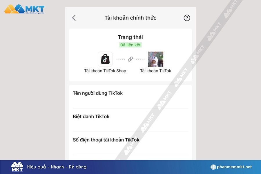 Liên kết thành công Liên kết thành công