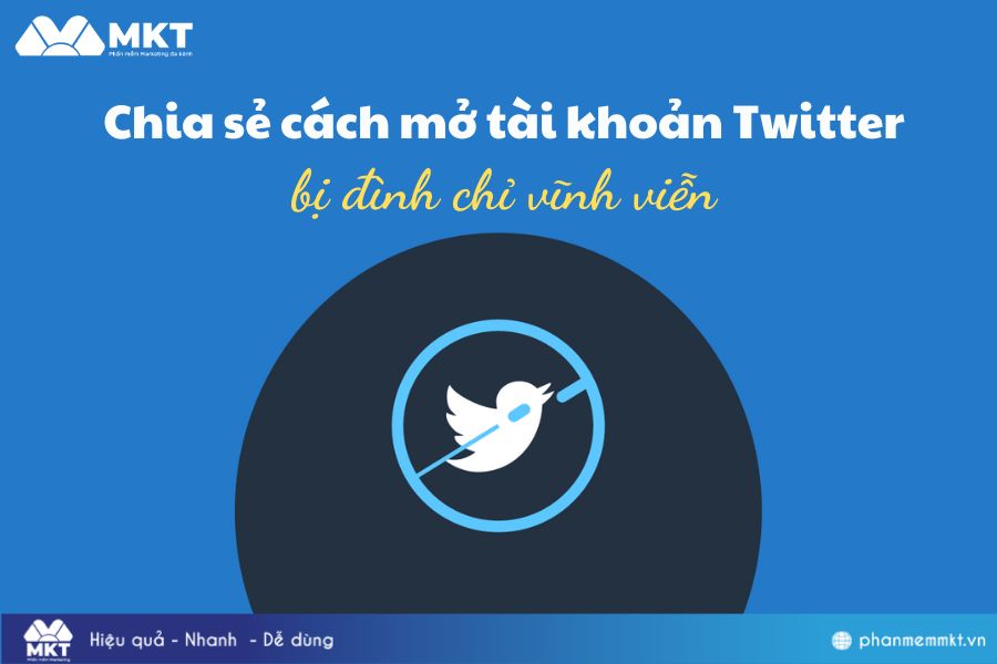 Cách mở tài khoản Twitter bị đình chỉ vĩnh viễn nhanh chóng nhất