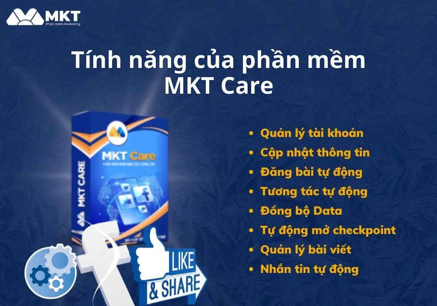 Các tính năng của phần mềm MKT Care