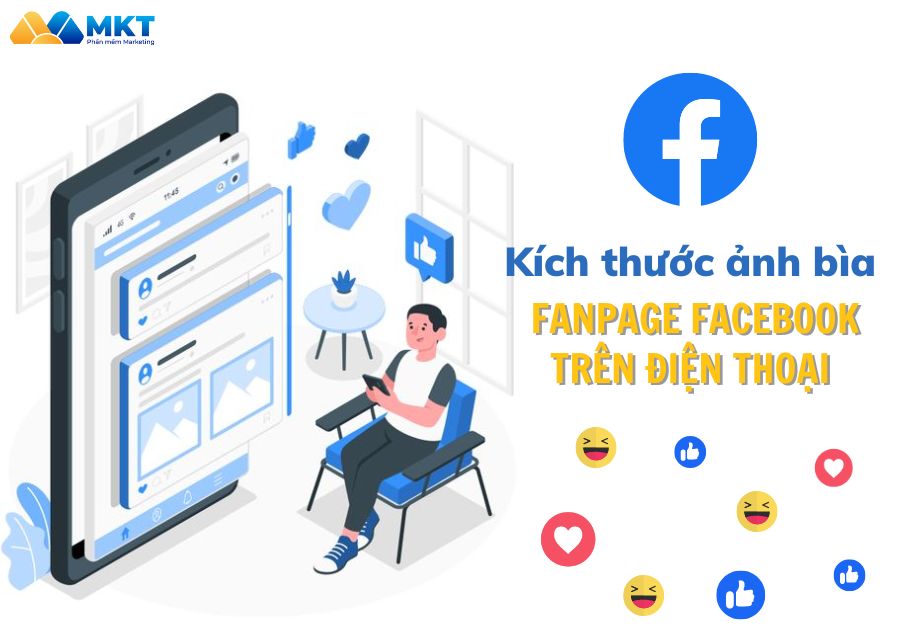 Kích thước chuẩn ảnh bìa fanpage Facebook trên màn hình điện thoại