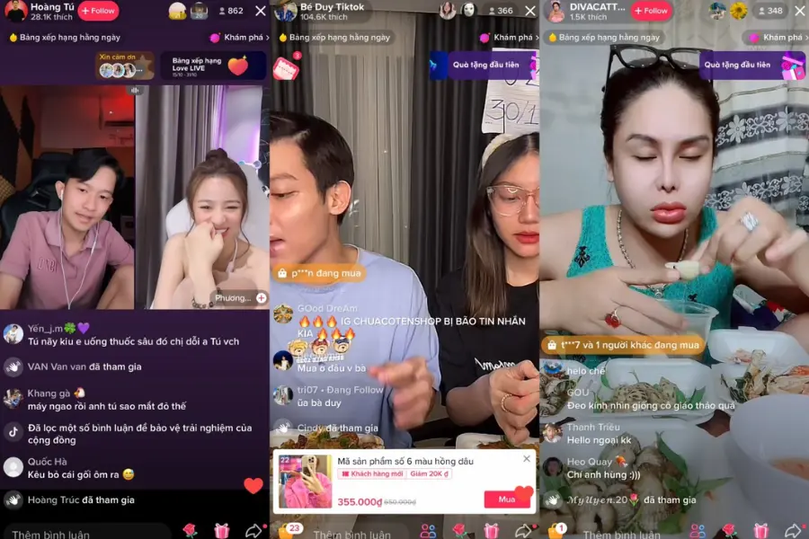 seeding livestream Tiktok