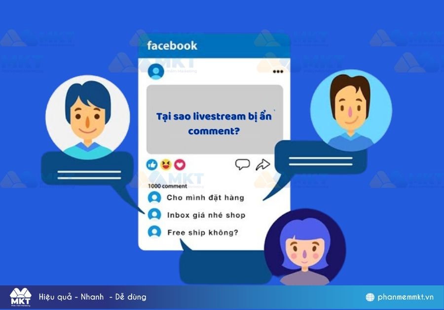 tại sao livestream bị ẩn comment