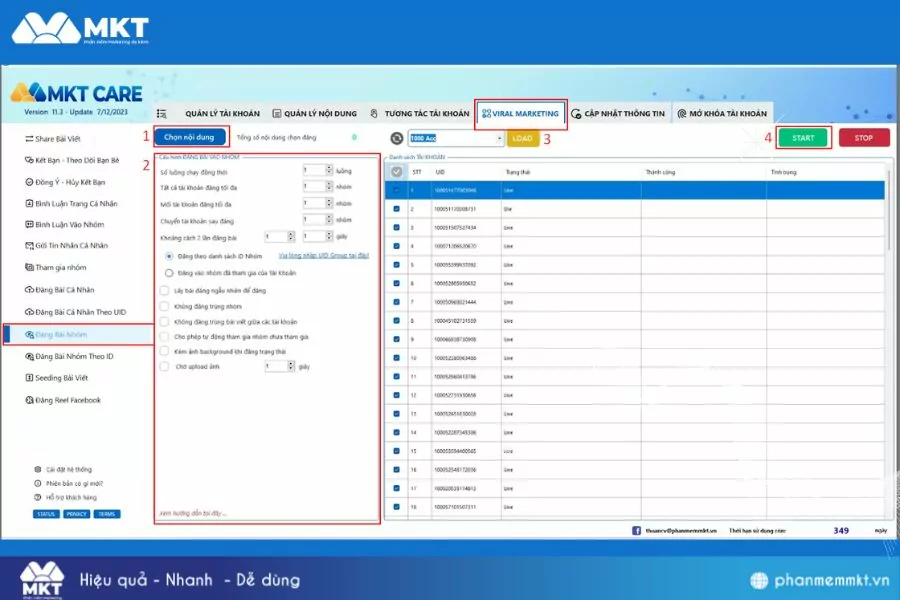 tool đăng bài lên nhóm Facebook