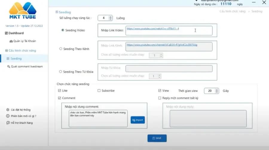 tool tăng đề xuất Youtube