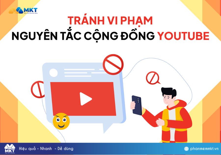 Nghiêm túc tuân thủ chính sách của YouTube