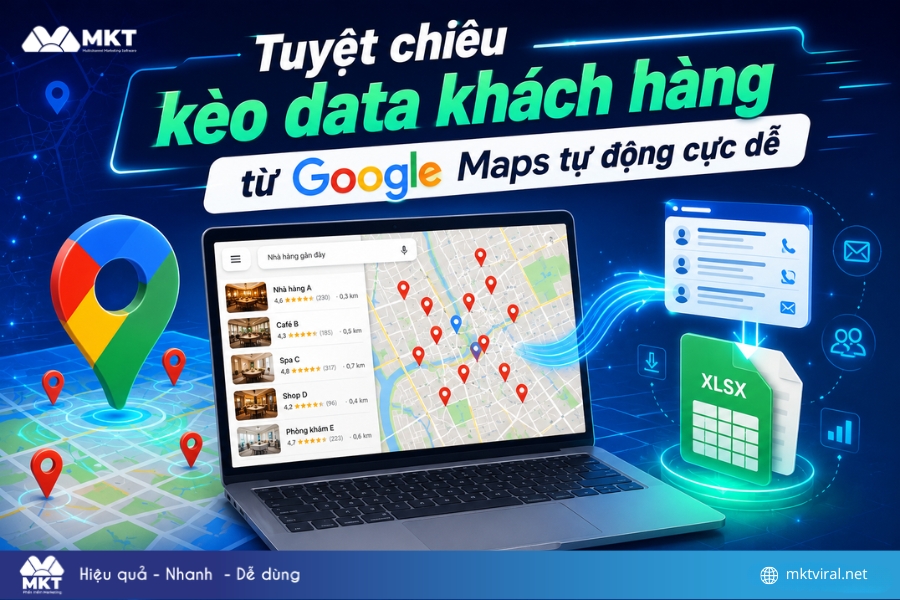 Tuyệt chiêu kéo data khách hàng từ Google Maps tự động 2026